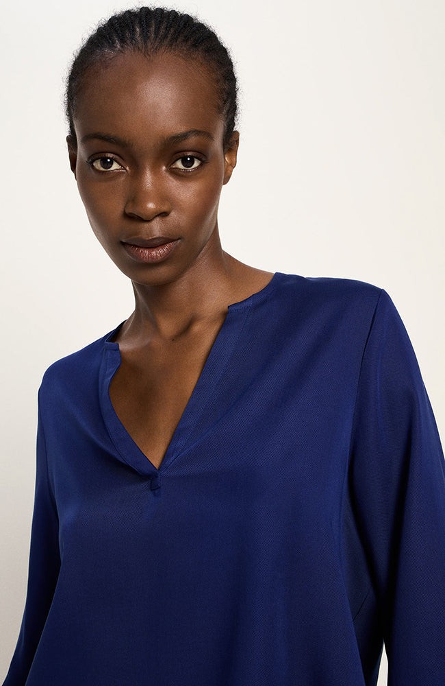 Tencel blouse purple blue from Sophie Stone