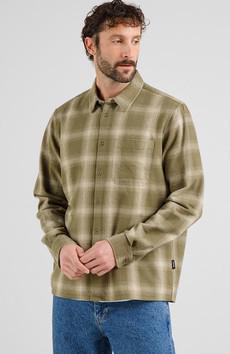 Rute overhemd flannel check green via Sophie Stone