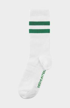Sportsokken Ullevi stripes green via Sophie Stone
