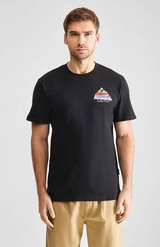 Stockholm t-shirt cut out mountain via Sophie Stone