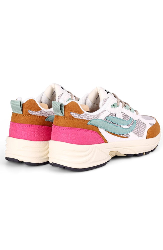 G-eco '99 2 tone mesh cognac/white/grey from Sophie Stone