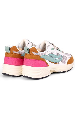 G-eco '99 2 tone mesh cognac/white/grey from Sophie Stone