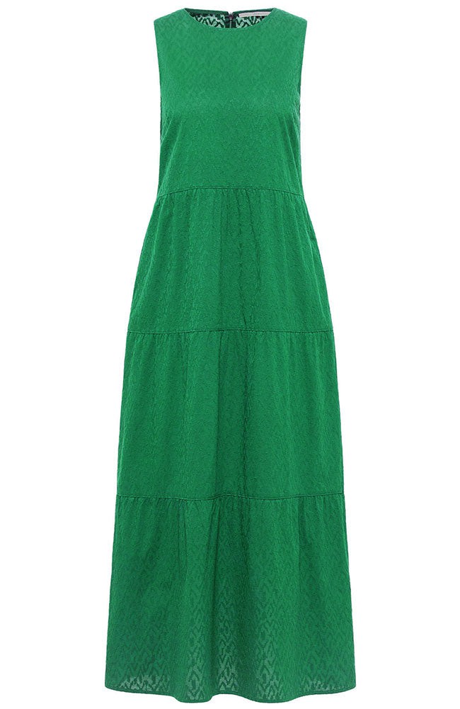 Maxi jurk structuur groen from Sophie Stone
