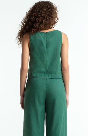 Belle top bistro green from Sophie Stone