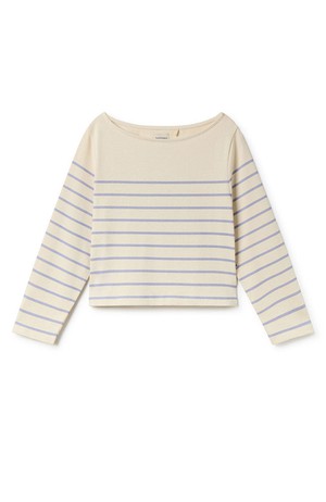 Groto cropped sweater purple from Sophie Stone
