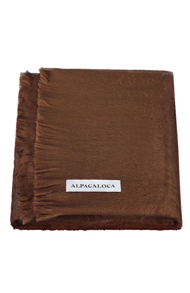 Sjaal chocolate brown from Sophie Stone