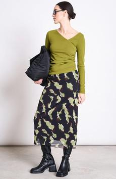 Casma top woody olive via Sophie Stone