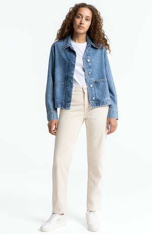 Ota spijkerjasje cindy mid worn from Sophie Stone