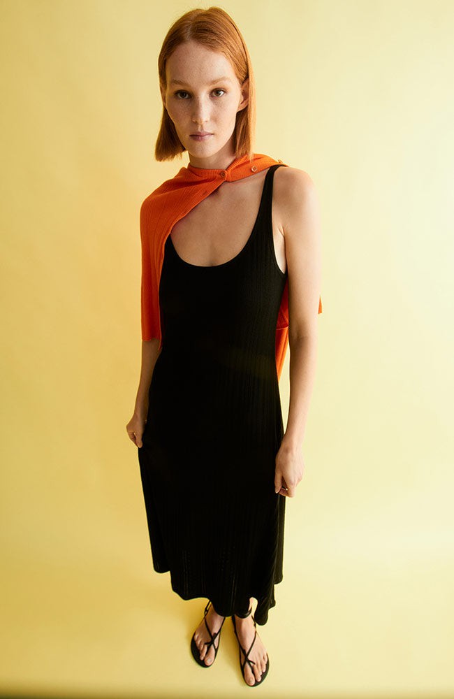 Ekenaa tanktop dress zwart from Sophie Stone