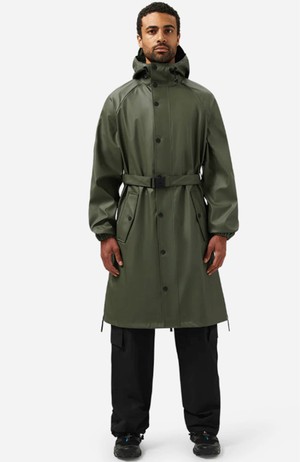 Original Saddle Army Green regenjas from Sophie Stone