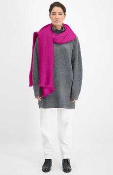 Sjaal plum purple via Sophie Stone