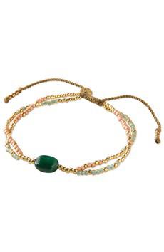 Shining Aventurine armband via Sophie Stone