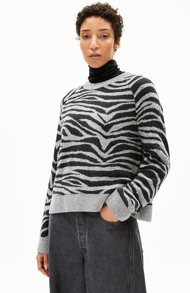 Liliriaa trui silver melange from Sophie Stone