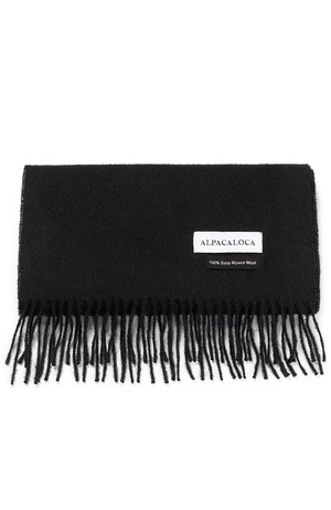 Sjaal baby alpaca black from Sophie Stone