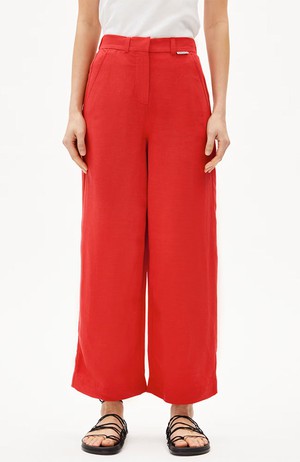 Caarunus Lino pantalon coral from Sophie Stone
