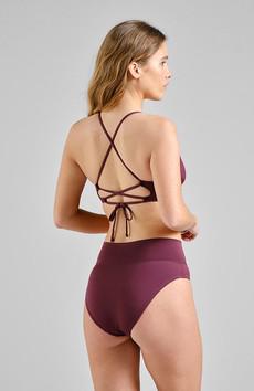 Bikinibroekje Slite Burgundy via Sophie Stone
