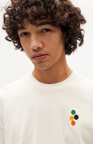 Bubbles t-shirt wit from Sophie Stone