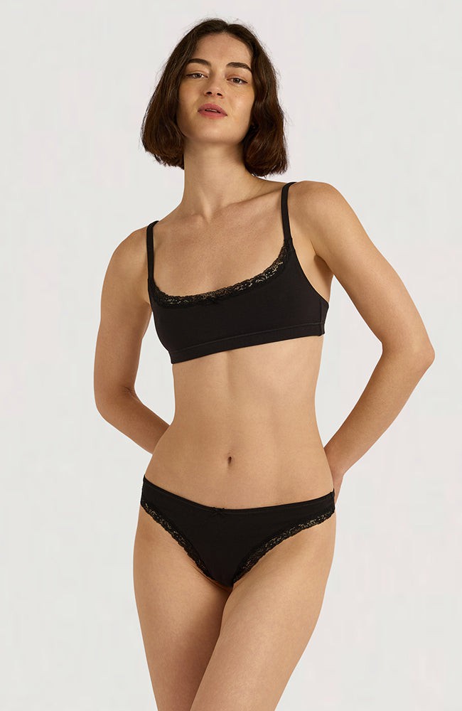 Flex Lace string zwart from Sophie Stone