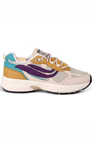 G-eco '99 Multi Flowers Sand/Wheat/Purple/Petrol from Sophie Stone