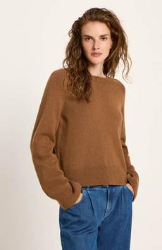 Cropped bruine trui via Sophie Stone