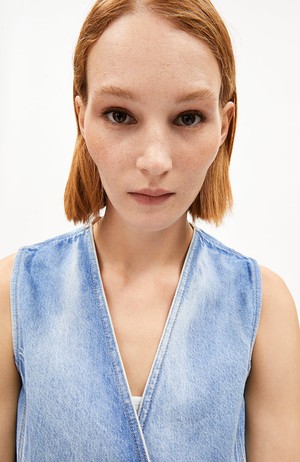 Sineriaa gilet denim atlas from Sophie Stone
