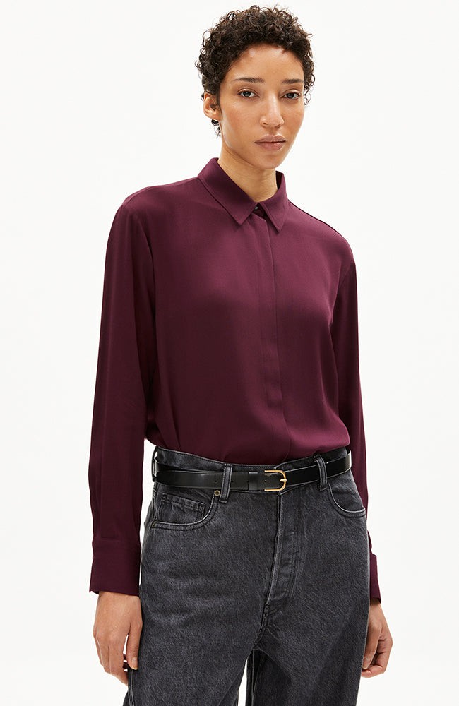 Larisaana blouse cranberry from Sophie Stone
