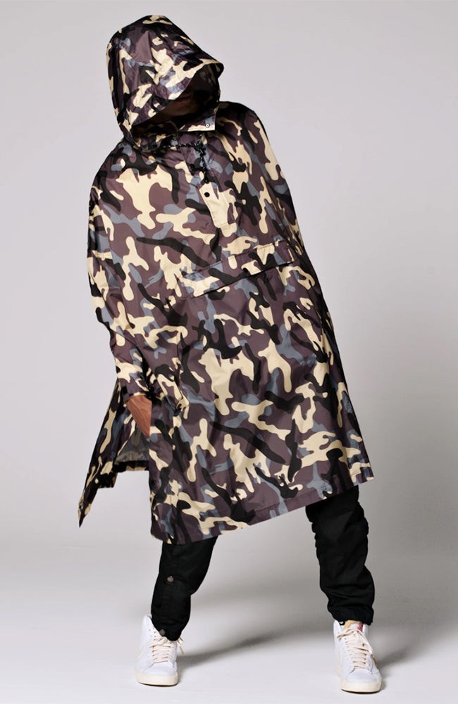Camo Poncho from Sophie Stone