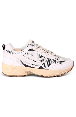 G-Eco`99 2-Tone Mesh sneaker white brown from Sophie Stone