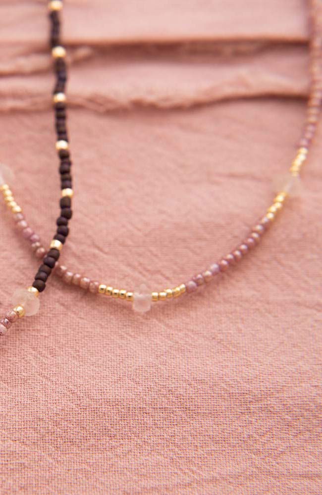 Brightly Rose Quartz ketting from Sophie Stone