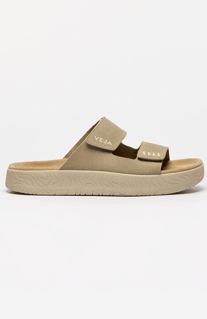 Etna slipper taupe from Sophie Stone