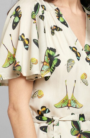 Kungsham wrap dress butterfly from Sophie Stone