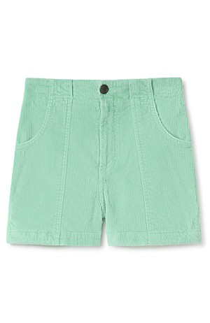 Cockatoo rib shorts mint leaf from Sophie Stone