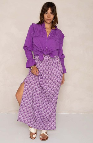 Maxi skirt gurdeep purple from Sophie Stone