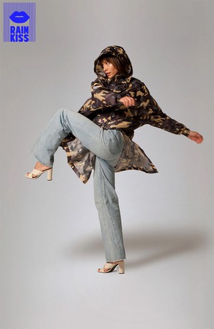 Camo Poncho from Sophie Stone
