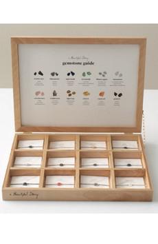 Gemstone Cards Armband - diverse kleuren via Sophie Stone