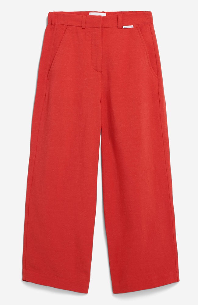 Caarunus Lino pantalon coral from Sophie Stone