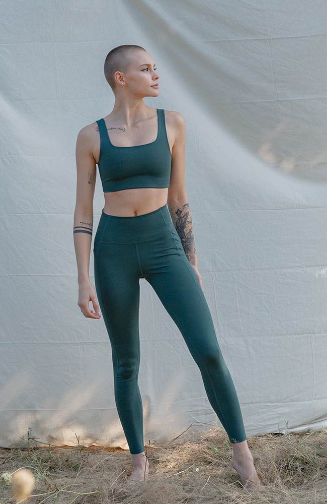 Compressive high-rise legging moss from Sophie Stone