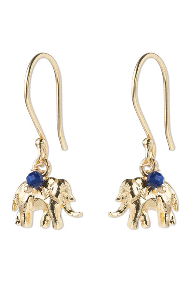 Generous oorbellen Lapis Lazuli olifant from Sophie Stone
