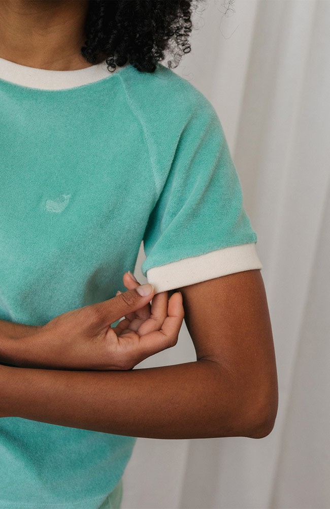 Carvel badstof shirt mint from Sophie Stone