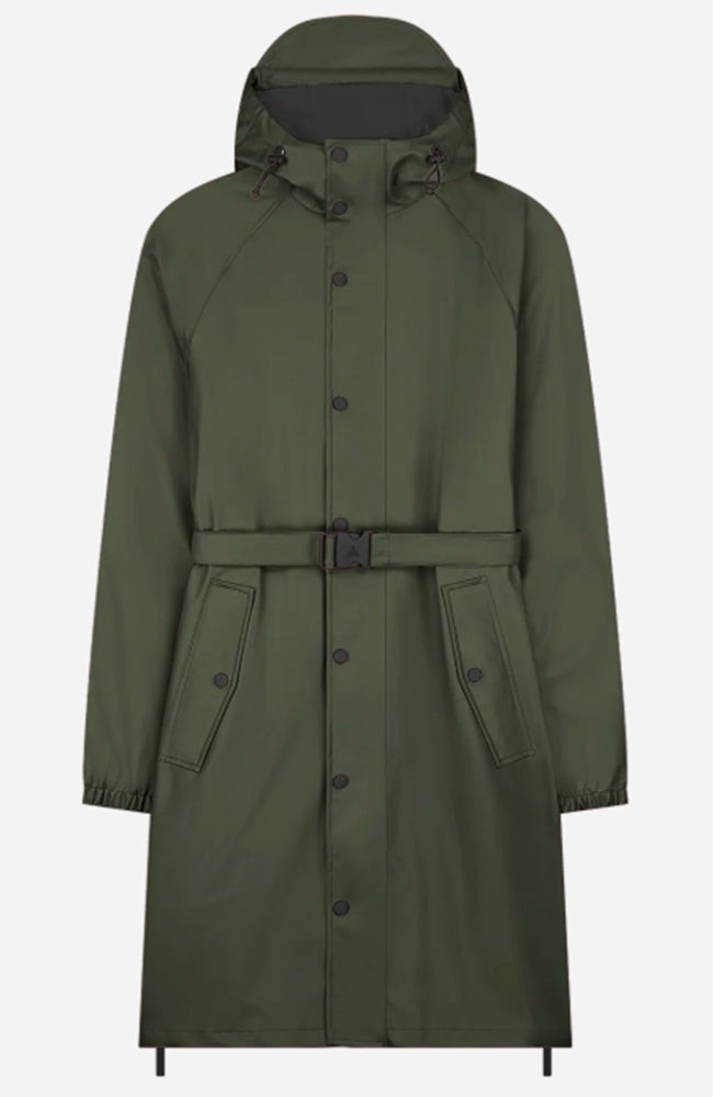 Original Saddle Army Green regenjas from Sophie Stone