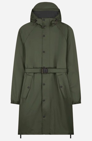 Original Saddle Army Green regenjas from Sophie Stone