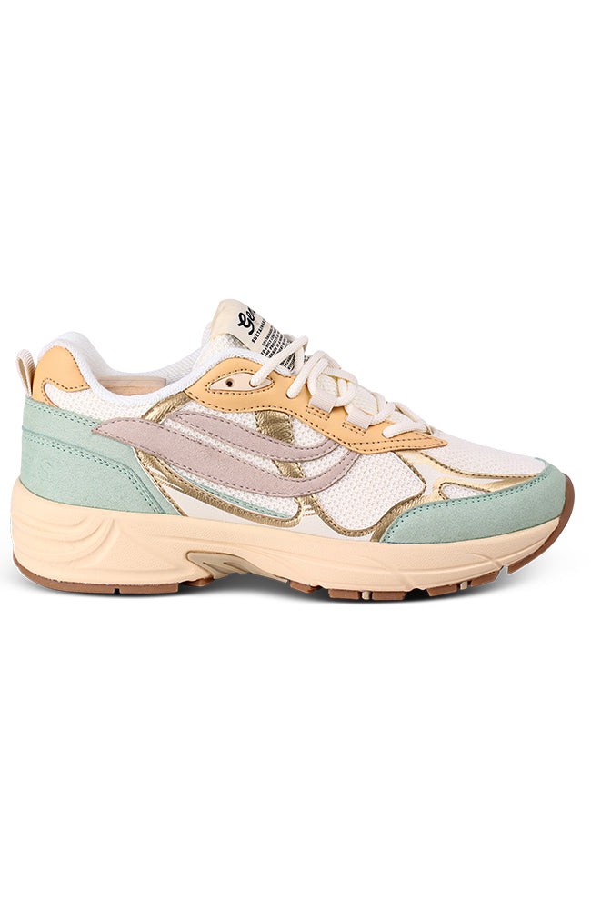 G-eco '99 sneaker metallic mint gold sand from Sophie Stone