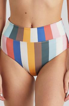 Bikinibroekje Slite stripes multi via Sophie Stone