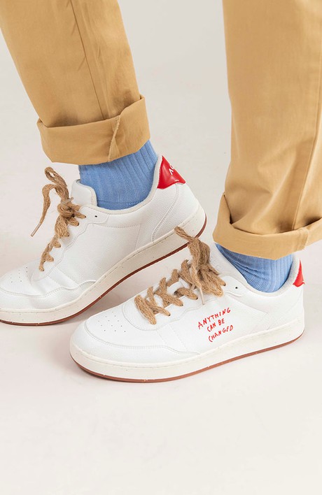 Sneaker Evergreen white red from Sophie Stone