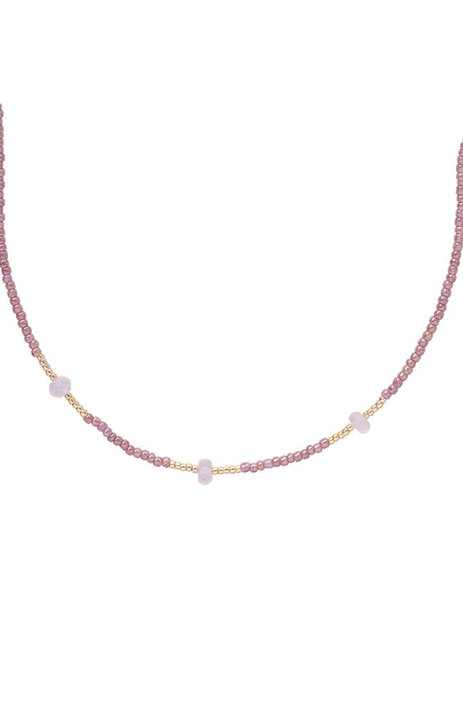 Brightly Rose Quartz ketting from Sophie Stone