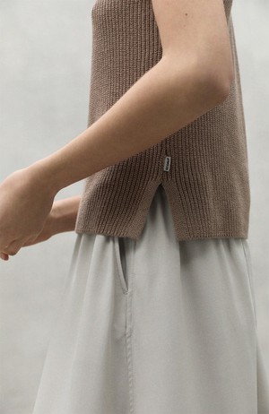 Cidro knit top bruin from Sophie Stone
