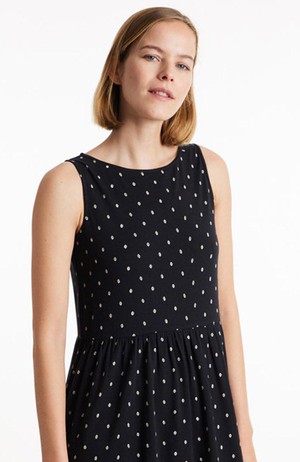 Juliet leaf print jurk from Sophie Stone