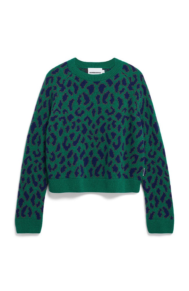Diliriaa trui leopaa green from Sophie Stone