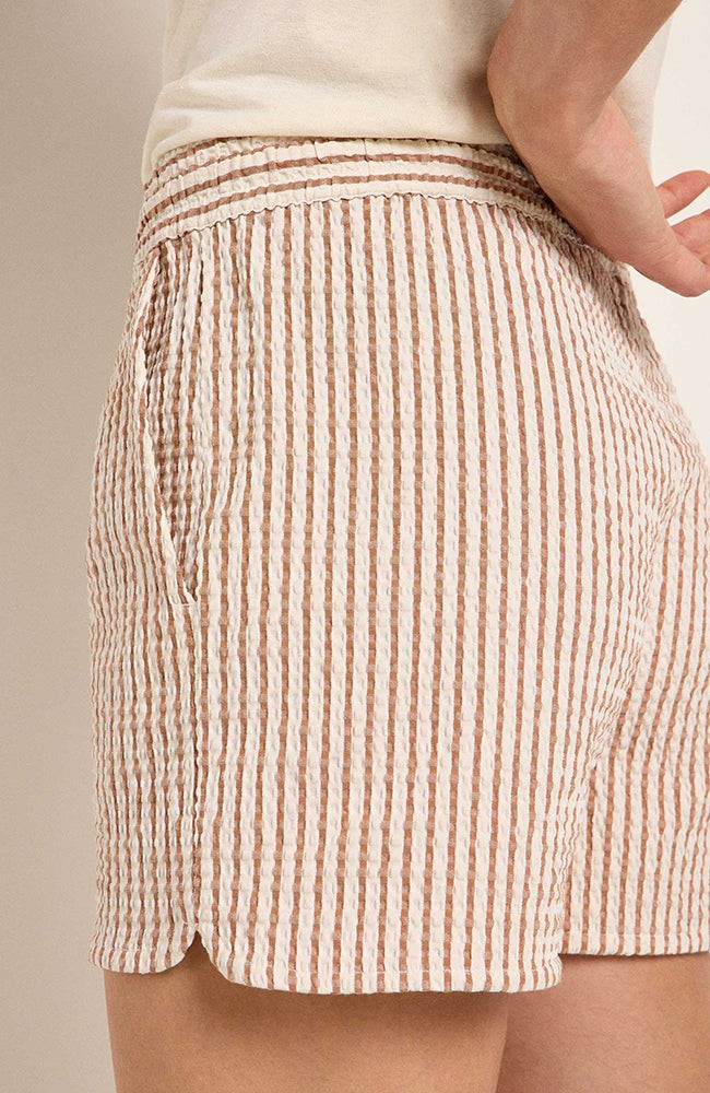 Shorts streep off white mocha from Sophie Stone