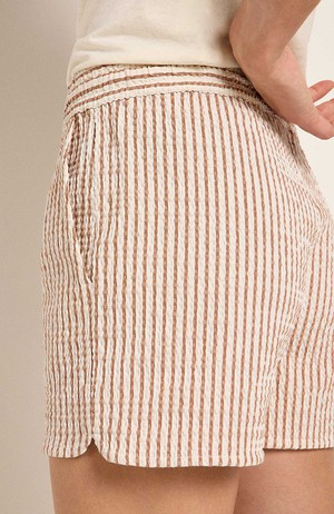 Shorts streep off white mocha from Sophie Stone